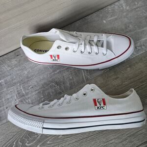 Converse Mens Chuck Taylor All Star Canvas Low Top Size 15 Customized KFC Logo